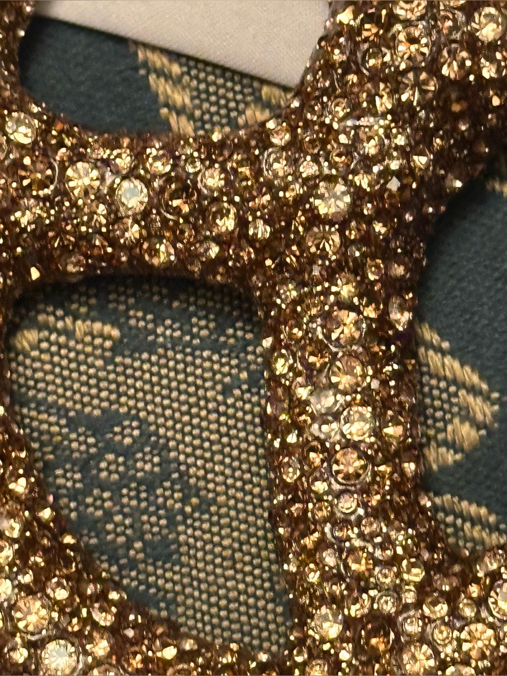 Coach XL Crystal Pretzel Charm - Picture 3 of 3